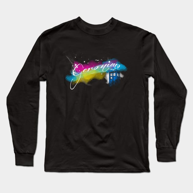 Geronimo! Long Sleeve T-Shirt by kharmazero